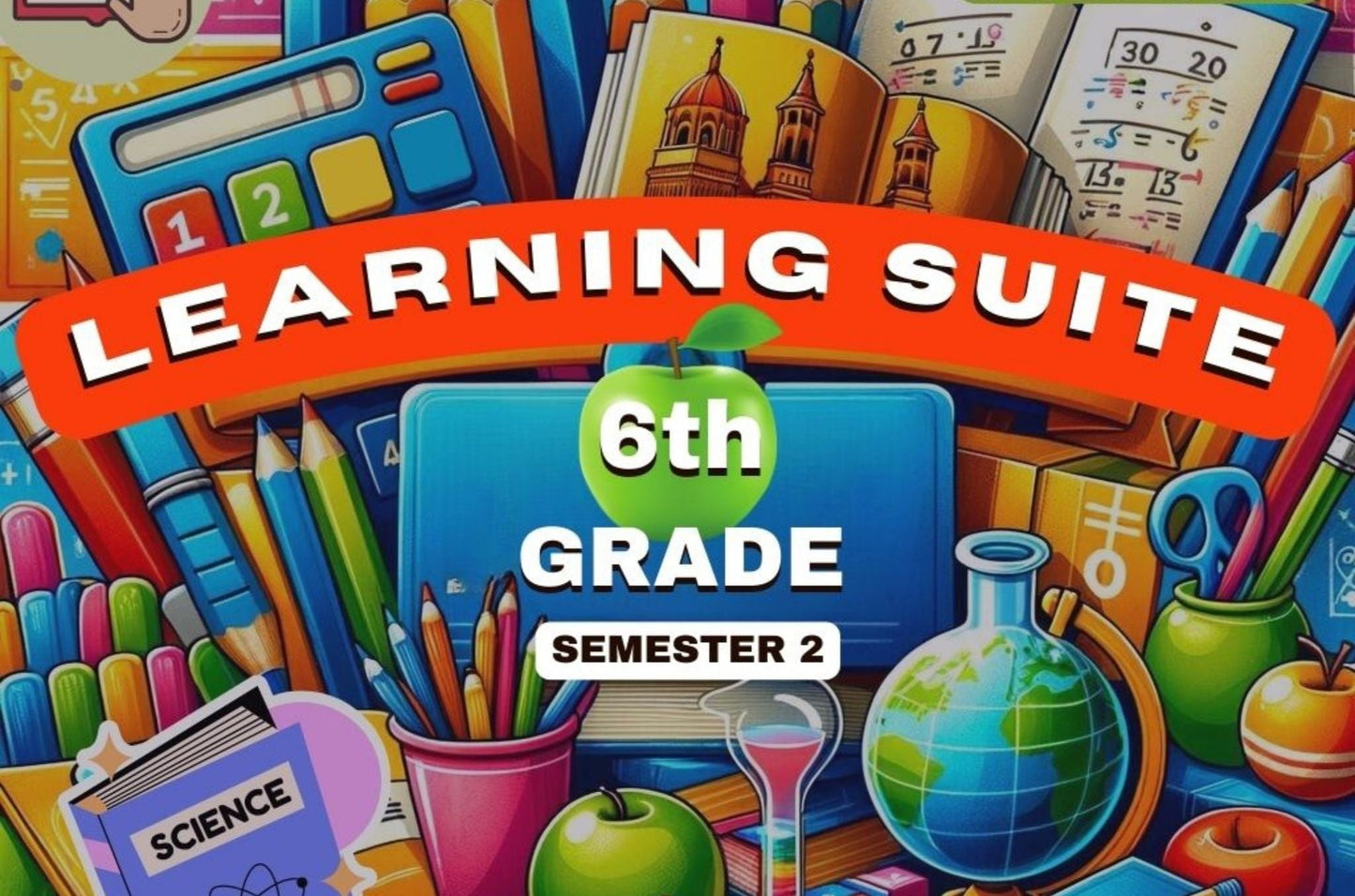 6th Grade Learning Bundle, Semester 2